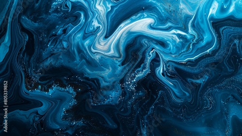 Abstract blue water waves, mobile wallpaper, phone background, in the style of mobile phone wallpaper.