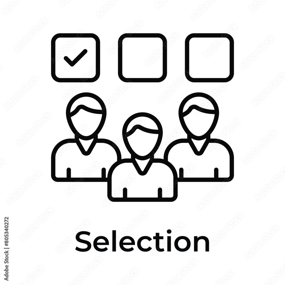 Pixel perfect icon of politician selection, voting, democracy, nominee Pixel perfect icon of politician selection, voting, democracy, nominee