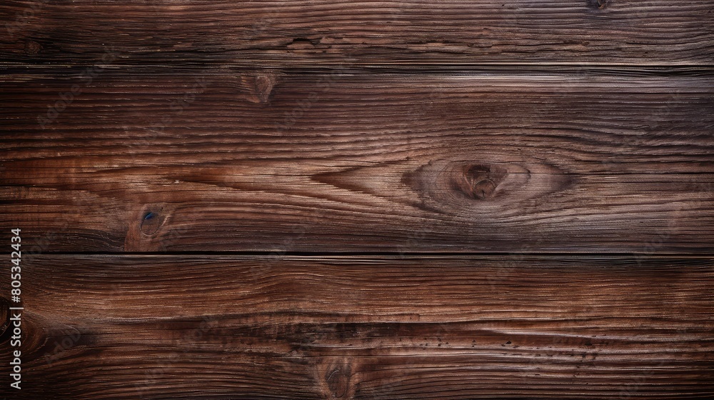 Naklejka premium texture dark brown wood background