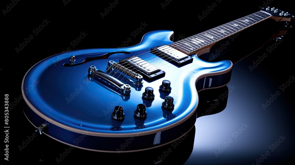 Obraz premium vibrant metallic blue