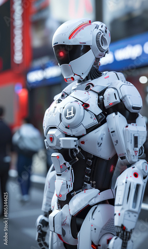 Humanoid robot helper as soldier, police, medic and fireman