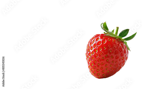 Strawberry, Juicy Strawberry isolated on Transparent background.
