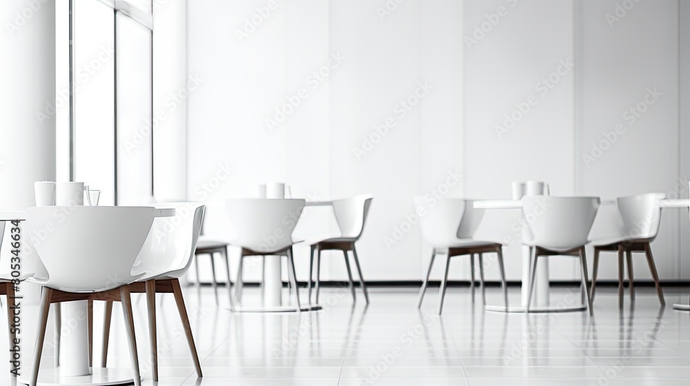 Fototapeta premium soft blurred interior cafe