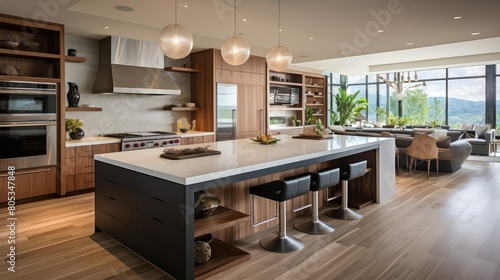 modern beautiful home interior