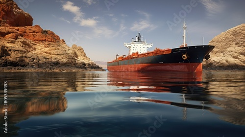 ship oil tanker sea