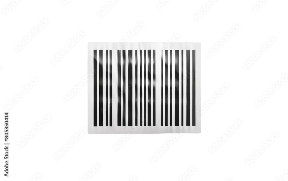 Barcode Symbol isolated on Transparent background.