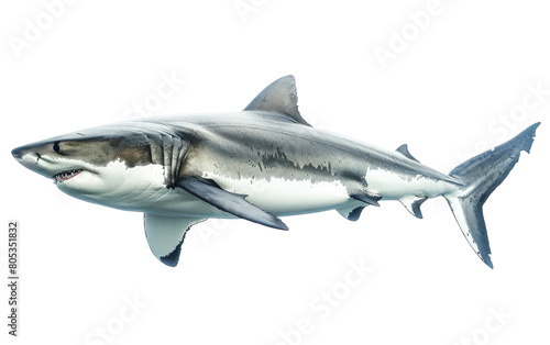 Shark Fish isolated on Transparent background.