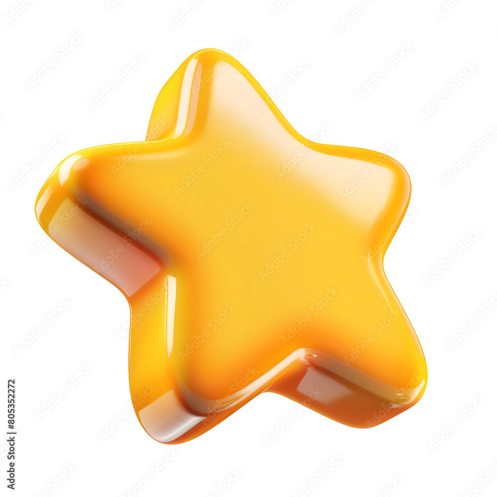 3d golden star isolated on transparent background 3d golden star isolated on transparent background