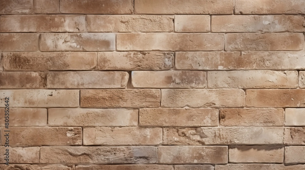 Fototapeta premium charm beige brick wall