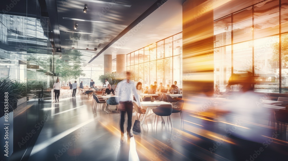modern blurred business interior modern blurred business interior