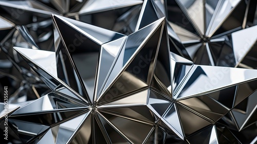 sculpture geometric stars