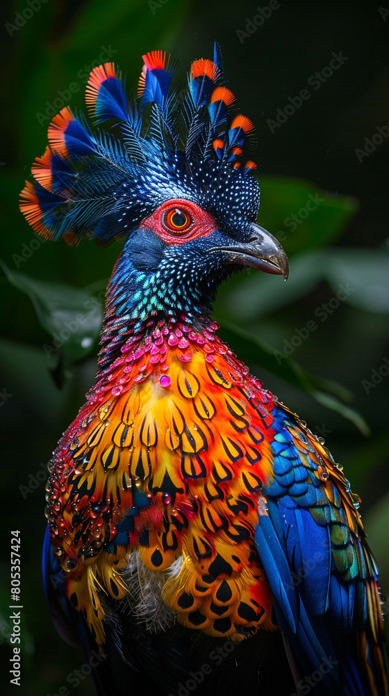 close up of a pheasant