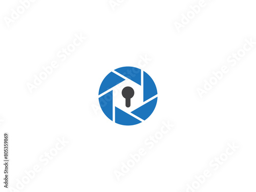 security camera logo. camera app logo. film camera logo. movie camera logo.  surveillance camera logo. 