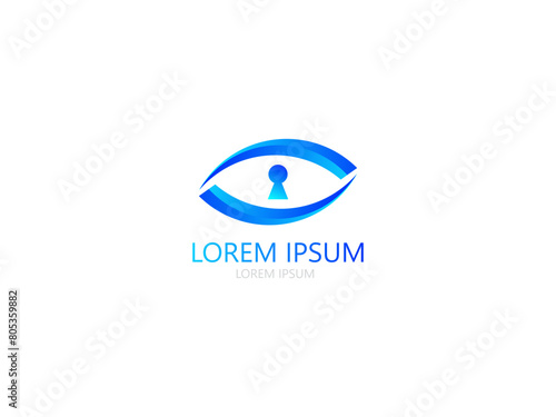 security camera logo. camera app logo. film camera logo. movie camera logo.  surveillance camera logo. 