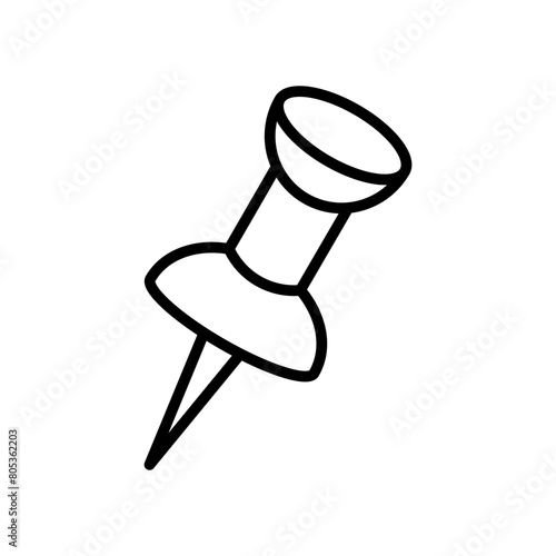 push pin with transparent background