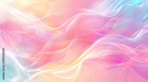 With warm hues, this abstract fluid image creates a sense of joy and creativity, ideal for brightening any space