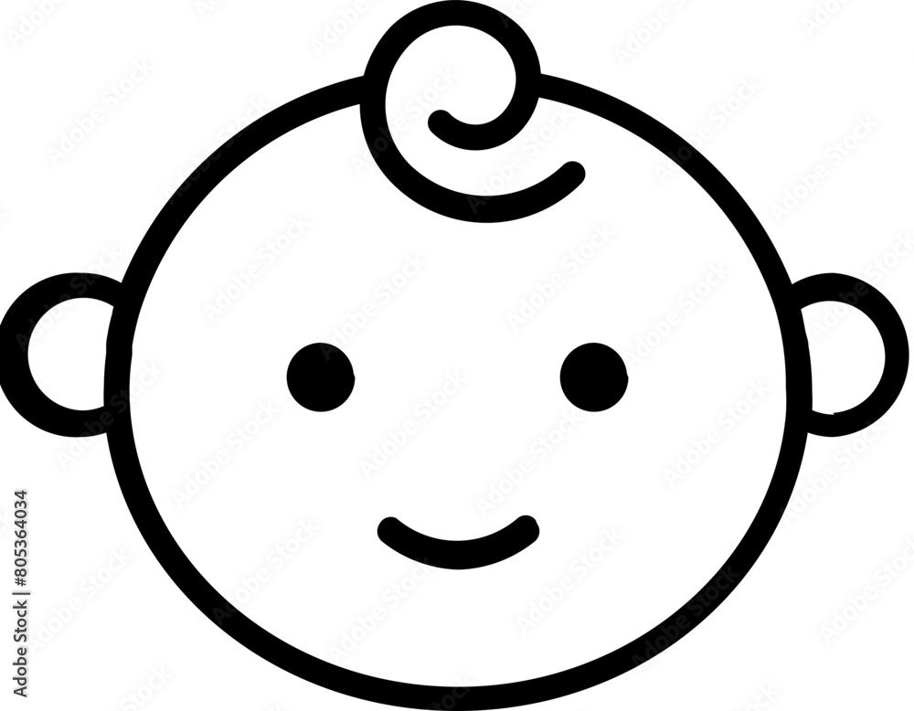 Fototapeta premium Babies or Kids Icon