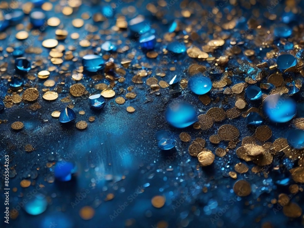 background of abstract glitter lights. blue, gold and black. de focused. background of abstract glitter lights. blue, gold and black. de focused.