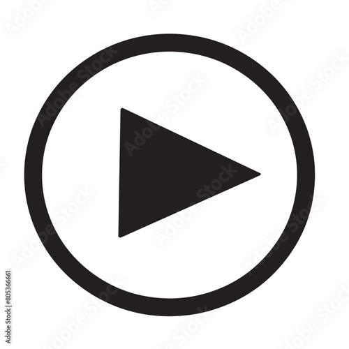 Free Download Rounded play button icon
 - GFXLoad