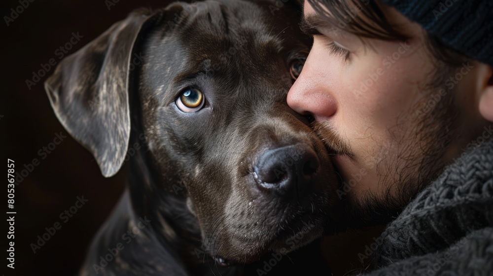 Craft an emotive dog portrait through the artistry of photography Craft an emotive dog portrait through the artistry of photography