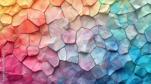 Fototapeta Naklejka Na Ścianę i Meble -  Abstract geometric Pastel background Special Gradient graphic pattern.