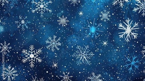 Winter snow pattern wallpaper © pixelwallpaper