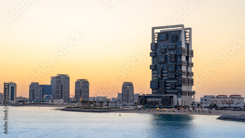 waterfront hotel Qetaifan Island in Qatar