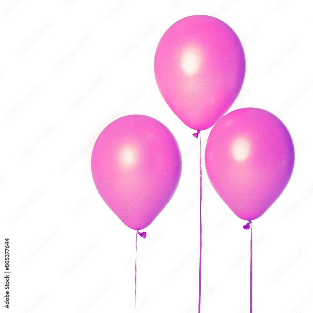 balloons isolated on white balloons isolated on white