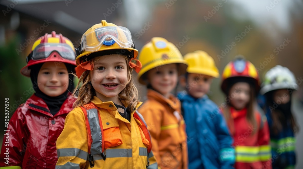 Students enthusiastically immerse themselves in role-playing activities, dressing up as teachers, firefighters, police officers, and more Students enthusiastically immerse themselves in role-playing activities, dressing up as teachers, firefighters, police officers, and more