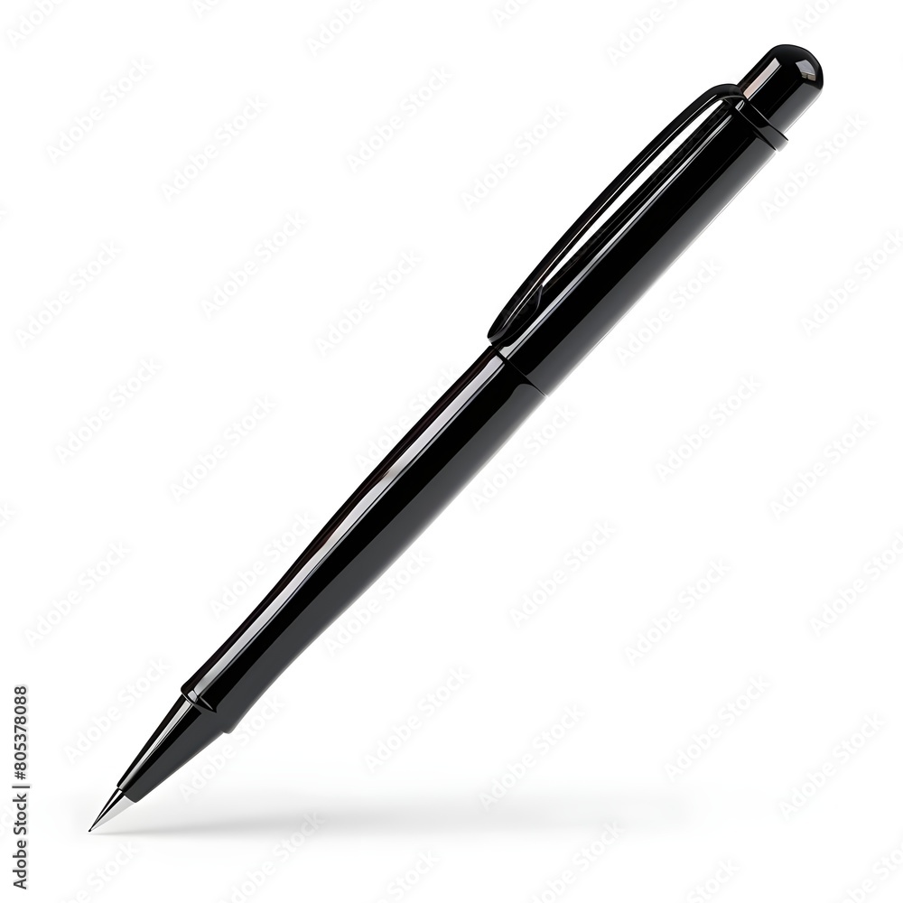 pen isolated on white background, black ball pen isolated on white background generative AI pen isolated on white background, black ball pen isolated on white background generative AI