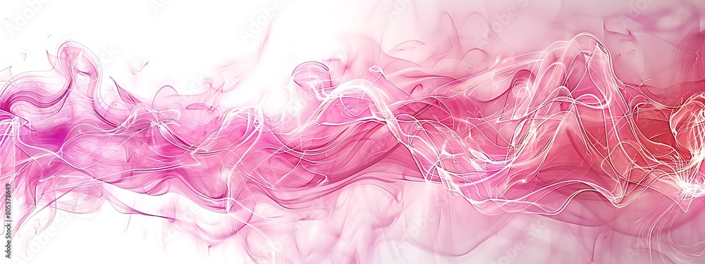 Pink Electricity Isolated on White Background Pink Electricity Isolated on White Background