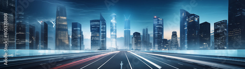 Stormy Cityscape with Dynamic Lighting