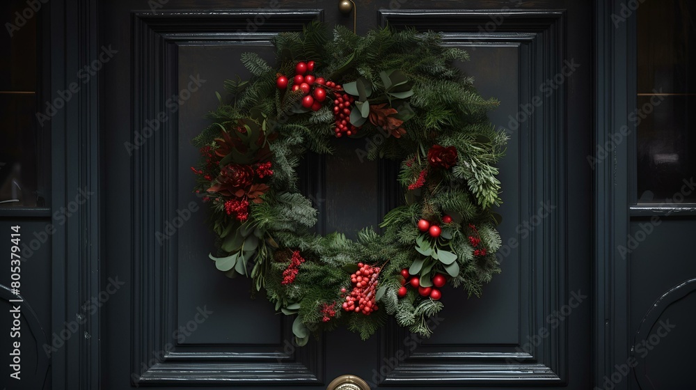 featuring vibrant red berries and lush green leaves. featuring vibrant red berries and lush green leaves.