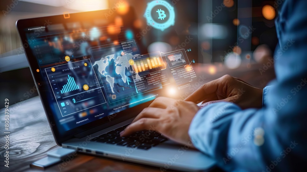 Accountant exploring blockchain solutions for realtime, tamperproof financial reporting across global subsidiaries Accountant exploring blockchain solutions for realtime, tamperproof financial reporting across global subsidiaries