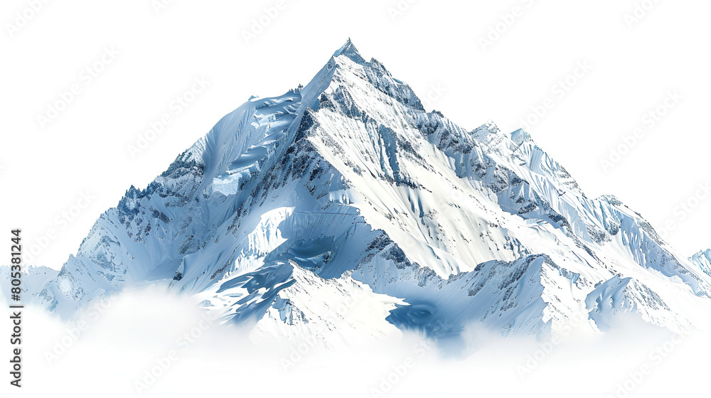 Fototapeta premium snow covered mountains ,generative ai