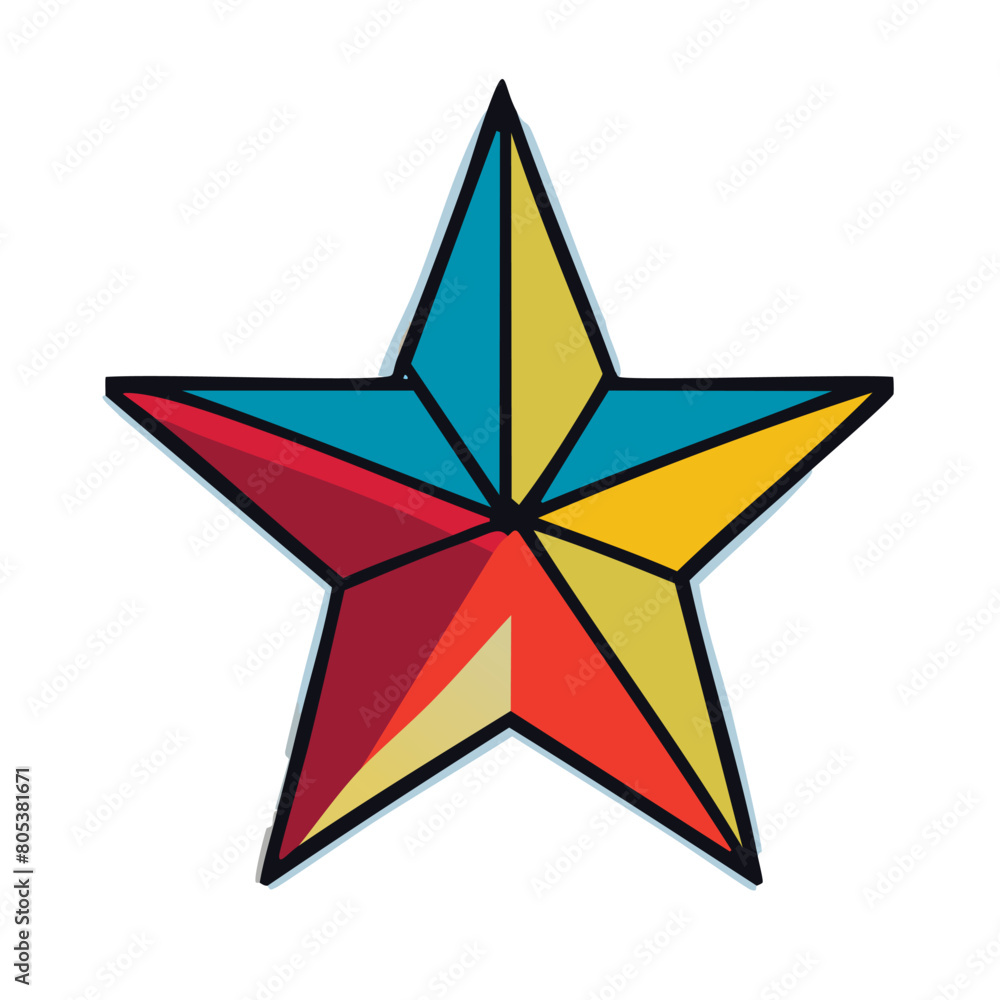 Illustration of star Illustration of star