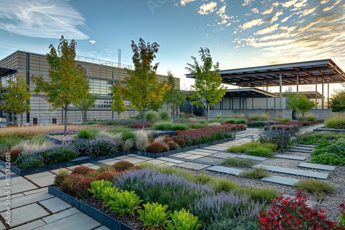 Virtual tours of LEED-certified (Leadership in Energy and Environmental Design) warehouses designed with sustainable features such as green roofs, passive heating and cooling systems © SUPHANSA
