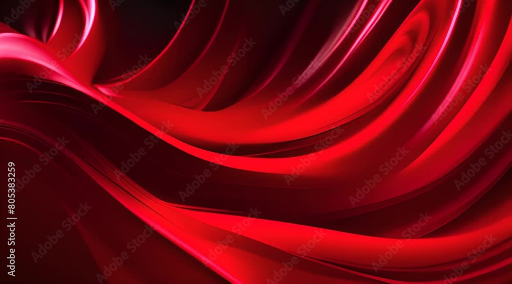 Into the Depths of Darkness: Abstract Red and Black Waves for a Dramatic Effect Into the Depths of Darkness: Abstract Red and Black Waves for a Dramatic Effect