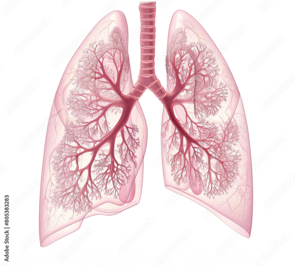 Diagram of the Lungs