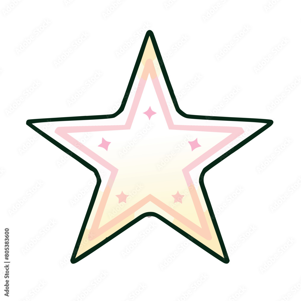Illustration of star Illustration of star