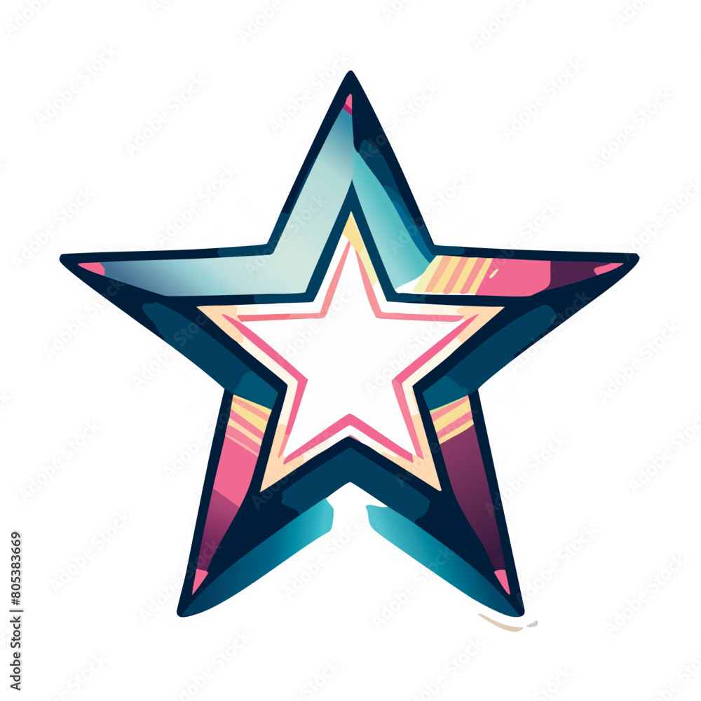 Illustration of star Illustration of star