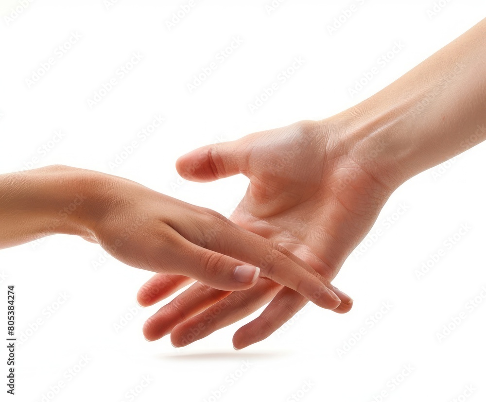 Two Hands Reaching Towards Each Other Two Hands Reaching Towards Each Other