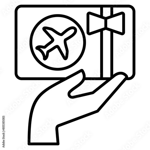 Travel rewards icon