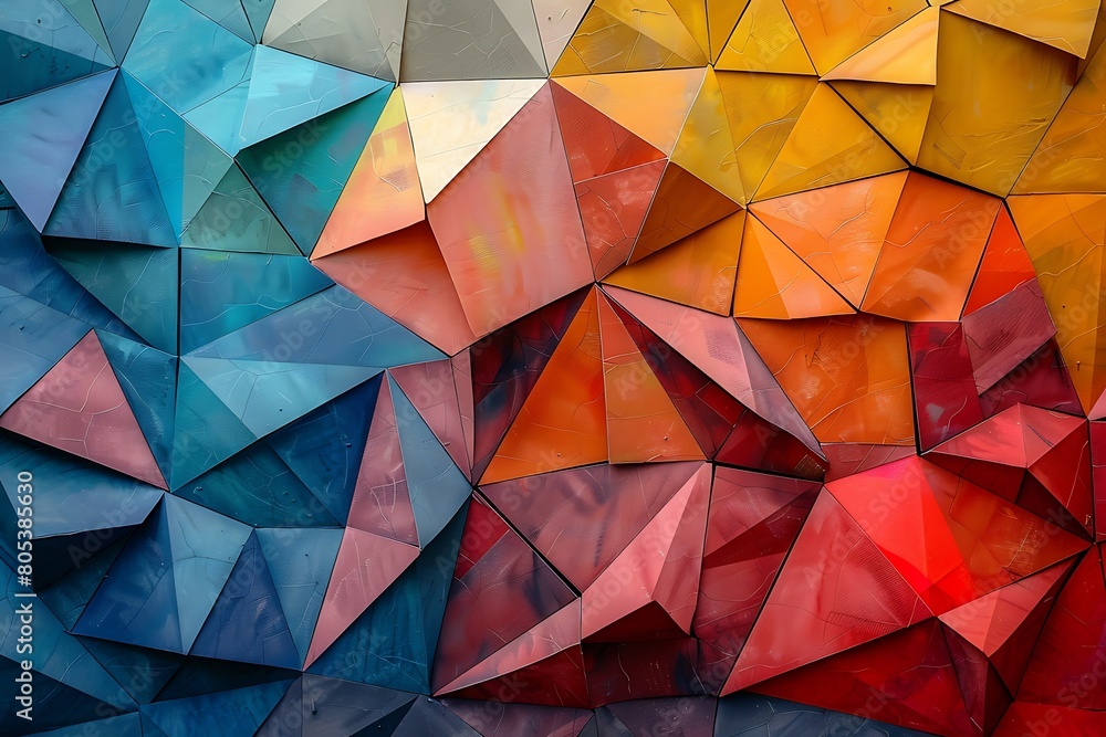 Abstract Texture Background with Colored Geometric Shapes Abstract Texture Background with Colored Geometric Shapes