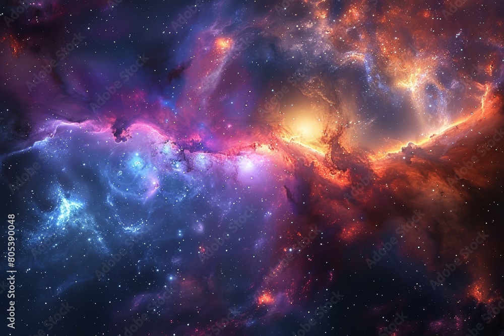 Fototapeta premium Milky way Galaxy with Stars and space dust in the Universe.