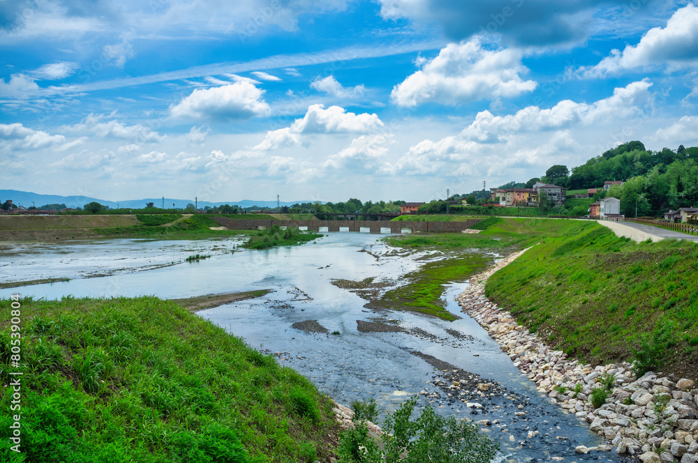 Ταπετσαρία River engineering works for flood protection and hydraulic and reclamation proje