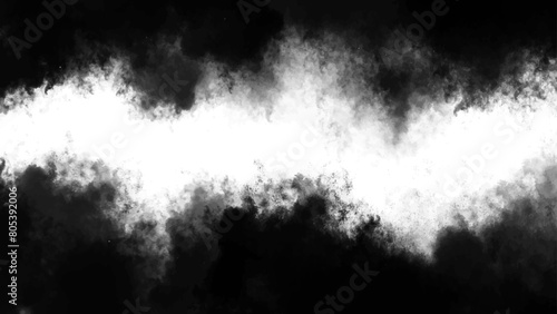 The ghostly elegance of smoky motion creating tonal abstraction in shadowy design

