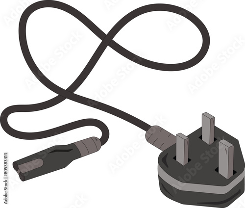 power cord sample clipart 1