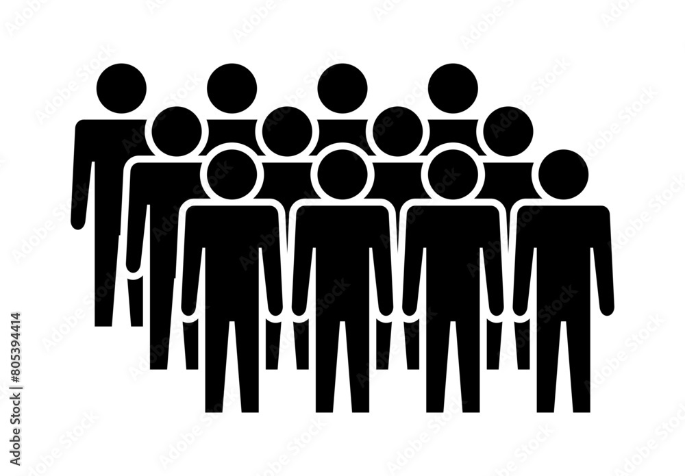 Symbol, ikona ludzi. Plik wektorowy. Symbol, ikona ludzi. Plik wektorowy.