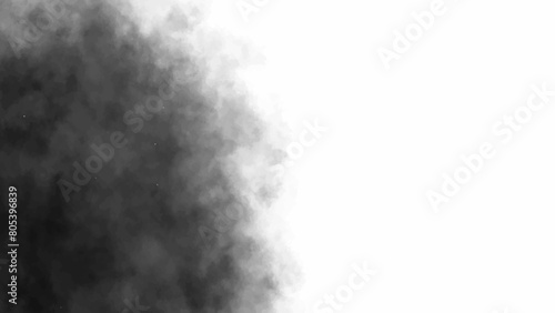 A surreal representation of smoky motion forming tonal abstraction in atmospheric gradients

